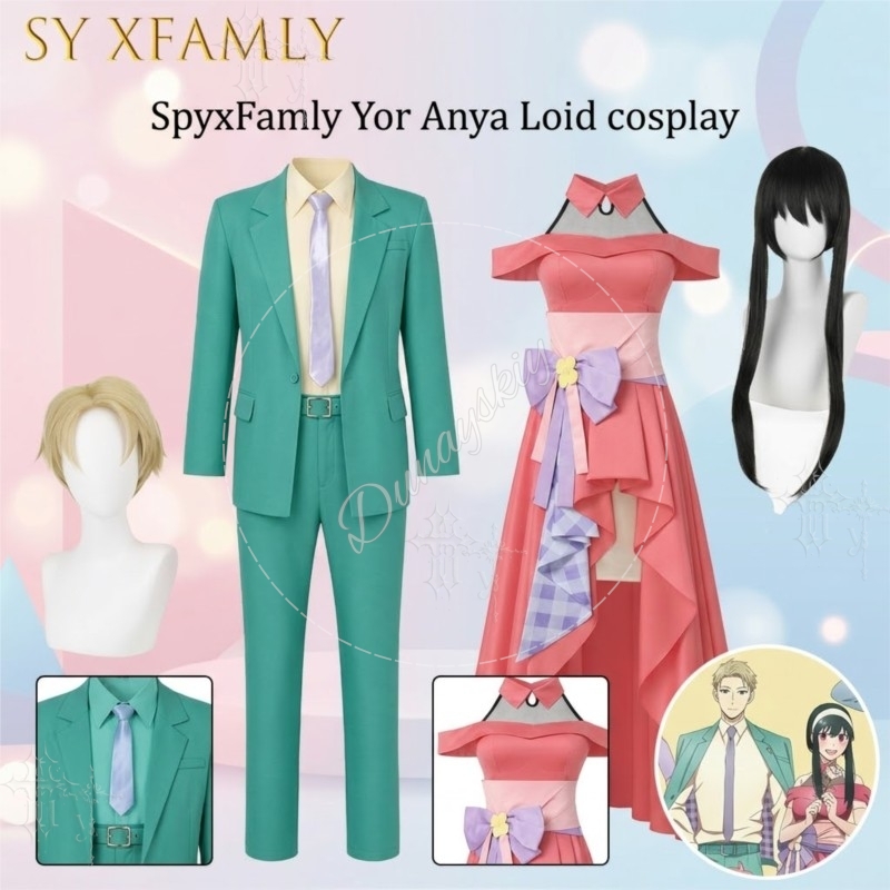 Anime Cosplay Yor Forger - Fantasia de Cosplay Spyx Family Quarta