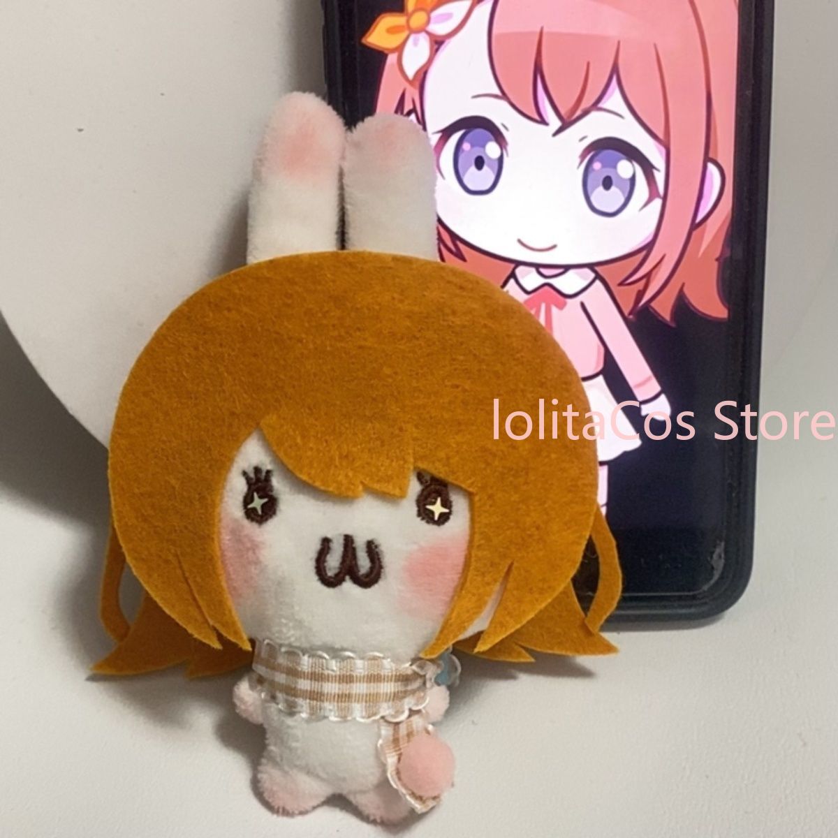 Anime Cosplay Kawaii - Boneca de Pelúcia Artesanal Fofa Pjsk