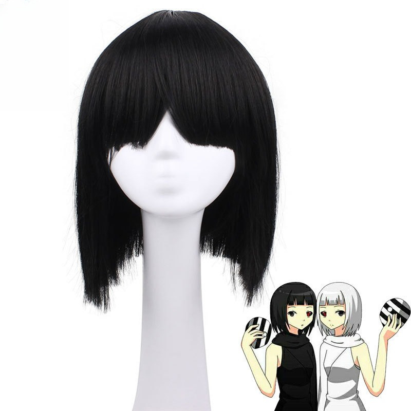 Anime Cosplay Tokyo Ghoul - Peruca Tokyo Ghoul:re Tokyo Ghoul Kuro