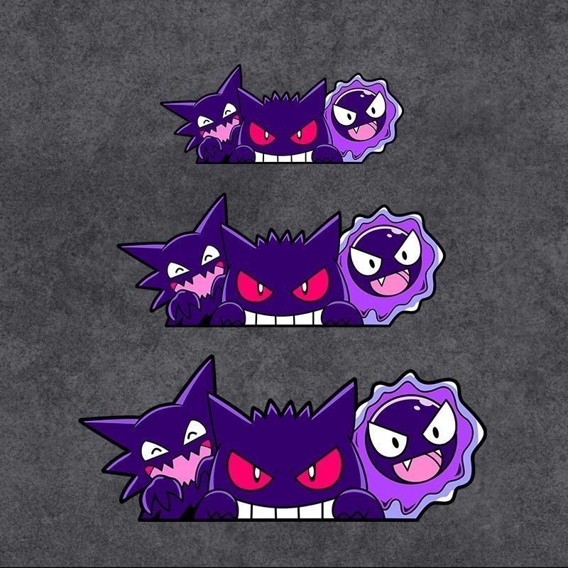 Anime Cosplay Pokemon - Adesivos de Carro com Personagem de