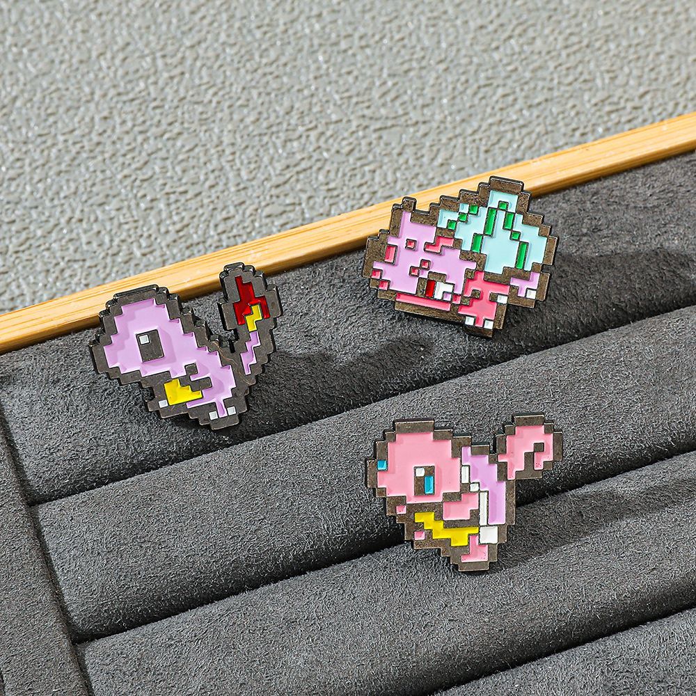 Anime Cosplay Pokemon - Pin de Metal Esmaltado Pokémon Mosaico