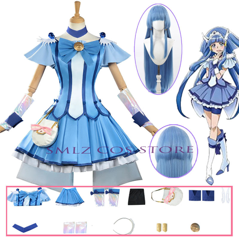 Anime Cosplay Dresses - Fantasia de Cosplay Anime Smile Glitter