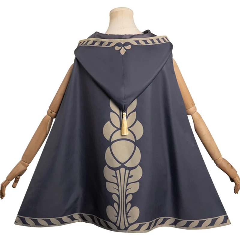 Anime Cosplay Link - Princesa link cosplay capa cinza traje