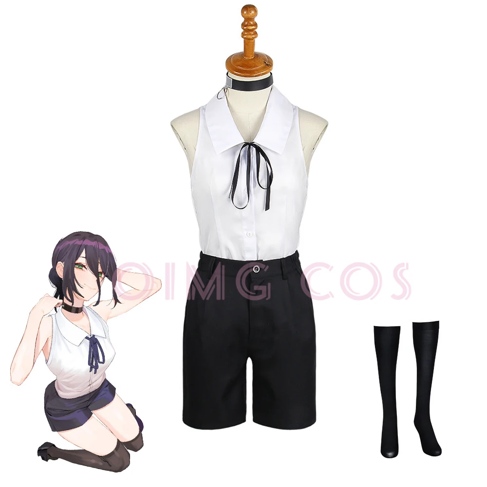 Chainsaw Man Cosplay - Reze cosplay traje motosserra homem roupas