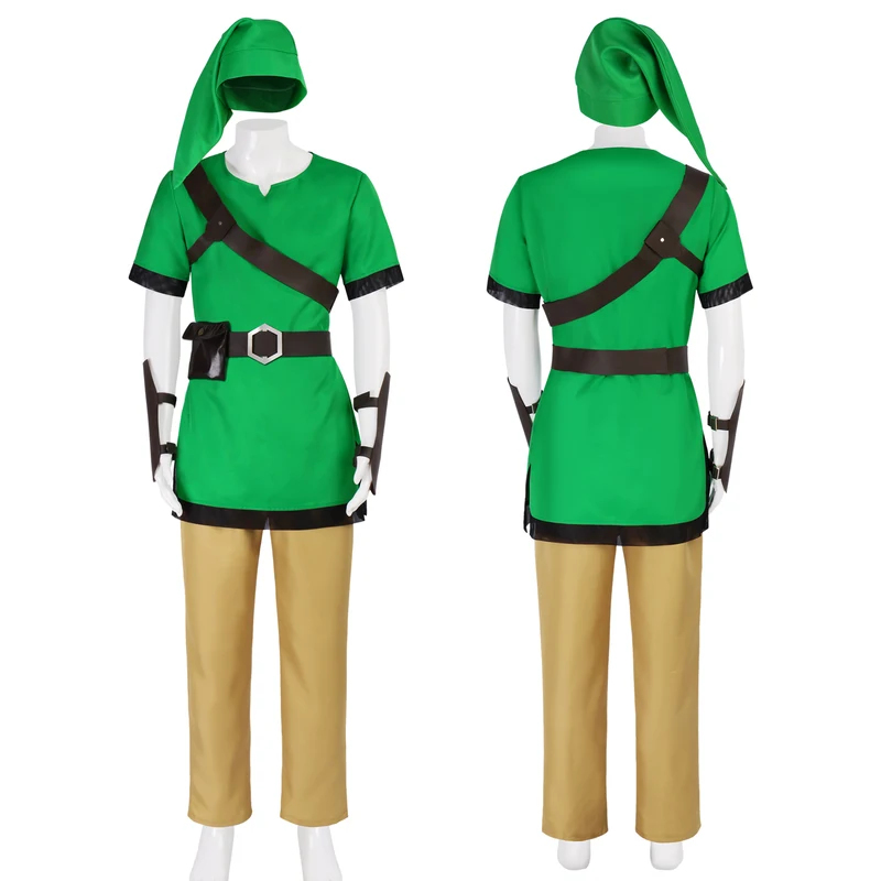 Anime Cosplay Link - Conjunto de Fantasia COSClassic Link: Túnica