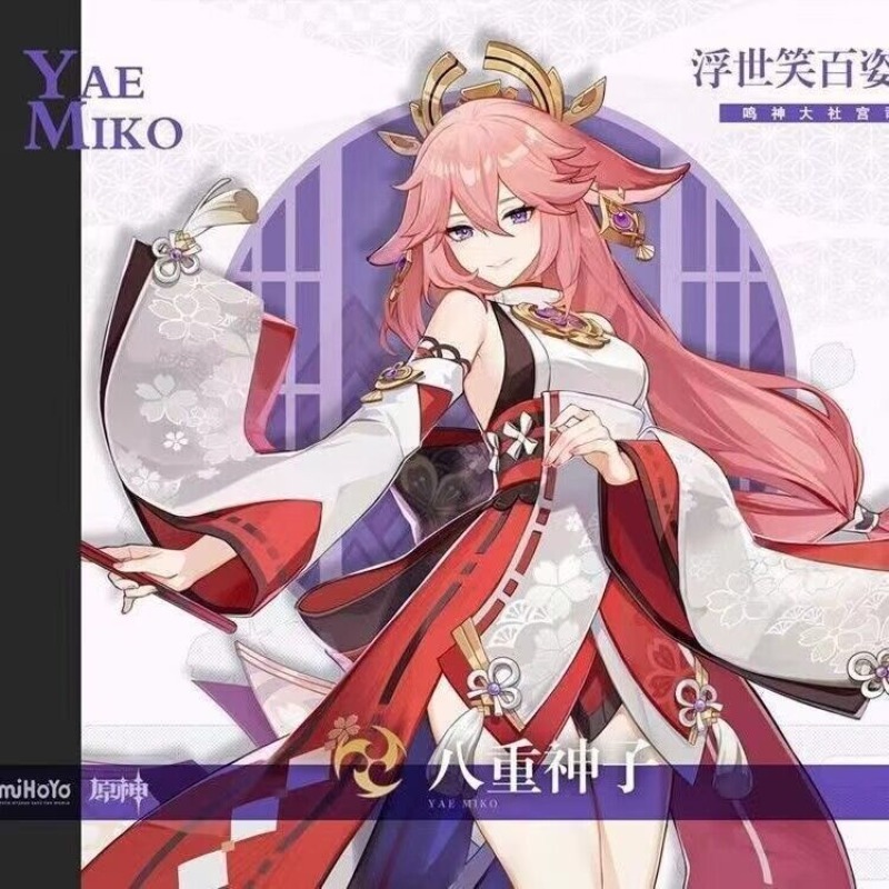 Genshin impacto yae miko cospl - Anime Cosplay Kostüm avaliação e preço