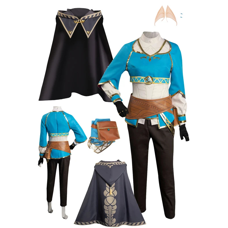 Princesa link cosplay capa cin - Anime Cosplay Link avaliação e preço