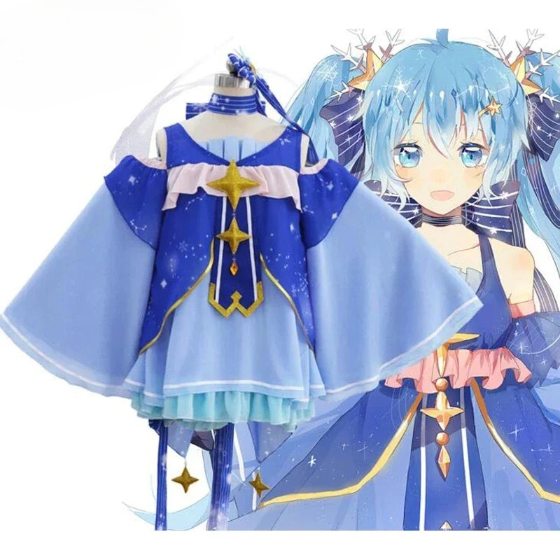Fantasia de Cosplay da Snow Mi - Anime Cosplay Kawaii avaliação e preço