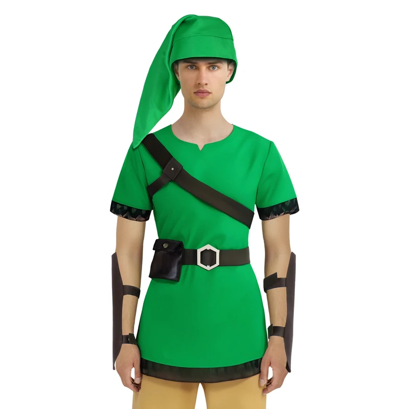 Conjunto de Fantasia COSClassi - Anime Cosplay Link avaliação e preço